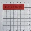 Novo Couro PU Retangular Triângulo Costura Combinando Combinação Etiqueta de Couro Redondo Semicircular Jaqueta Marca Registrada Acessórios
