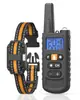 Dispositivo de Entrenamiento para Perros, Dispositivo Anti-Ladrido, Recargable, Impermeable, Anti-Ladrido, Artefacto Anti-Molestias, Collar de Descarga Eléctrica con Control Remoto Electrónico, Mascota Transfronterizo