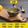 Tigela de melamina talheres imitação tigela de porcelana estilo japonês tigela pequena tigela de lanche tigela de arroz tigela de sopa cor tigela infantil pauzinhos de plástico