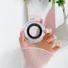 Adecuado para hombres y mujeres, soporte de anillo invisible portátil, soporte de carga magnético multifuncional para teléfonos Apple, modelo universal con patrón de CD