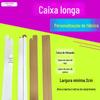 Caixa dupla retangular longa caixa de papel caixa de lâmpada tubo longo caixa de papel vara de pesca tubo de cobre longa caixa de embalagem atacado personalizado