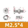 Tornillo y Tuerca Combinación de Dos Piezas para Máquina de Mascarillas y Luminarias, Acero Inoxidable 304 Tornillo y Tuerca
