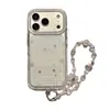 Funda para Teléfono Móvil Otoño e Invierno Plata Dorada Copo de Nieve Manzana 17Promax Adecuada para 16Pro Doble Capa 15Promax14Pro