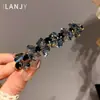 Presilha de cabelo de cristal para penteado de alta qualidade, presilha lateral, nova presilha para franja da Coreia do Sul, presilha bico de pato para mulheres