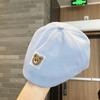 Bebé Primavera y Otoño Lindo Oso Boina Estándar Gorra Retro Personalizada ins Coreano Gorra Infantil de Visera Estilo Extranjero