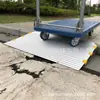 Venta Directa de Fábrica Rampa de Aleación de Aluminio Pasaje Sin Barreras Placa de Escalón Felpudo Umbral Antideslizante 601-25mm para Uso en Taller