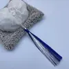 Memórias de Xiangfei Tuan Hua Contas Fivela de Segurança Franja 15cm Orelha Zi Estilo Antigo Hanfu Cheongsam Aba de Pressão Guirlandas Acessórios de Vestuário