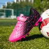 Tênis de Futebol Novos Cruzados para Casal Masculino e Feminino Velcro Travas Amazon Tênis de Treino Popular Antiderrapante Esporte e Lazer