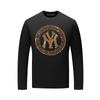 Camiseta de Manga Larga con Pedrería para Hombre, Nuevo Estilo Primavera y Otoño 2026, Camiseta Básica de Otoño, Top de Otoño e Invierno, Ropa para Hombre de Tallas Grandes