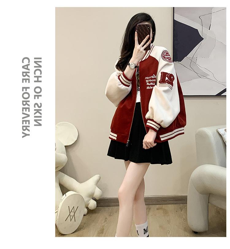 跨境淘货源分销2023秋冬季新款街头潮流减龄小个子爆款欧货网红款运动毛呢外套棒球服休闲运动气质休闲时尚流行新款秋冬装秋冬装女装时尚毛呢外套棒球服毛呢外套棒球服女装秋冬季毛呢外套棒球服女毛呢外套棒球服女女士运动服女装毛呢外套棒球服休闲毛呢外套棒球服秋冬季毛呢外套棒球服女装时尚毛呢外套棒球服盐系休闲毛呢外套棒球服女装2023百搭设计感小众洋气欧货阿里国际站跨境采购Cross-border, shopping source, distribution, 2023 autumn and winter new, street trends, age reduction, small, explosive, European goods, network red, sports woolen coat, baseball clothes, casual sports, temperament leisure, fashion popular, new autumn and winter wear, autumn and winter wear women's clothing, woolen coat, baseball clothes, women's autumn and winter, woolen coat, baseball clothes, Woolen coat baseball wear women, women's sportswear, women's woolen coat baseball wear, casual woolen coat baseball wear autumn and winter, women's fashion, salt department, casual woolen coat baseball wear women's wear, 2023 all match design sense, niche fashion, Ali International Station, cross-border procurement