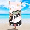 Toalla de playa de microfibra con estampado digital de dibujos animados para niños, ideal para nadar en la playa, gran oferta transfronteriza