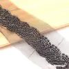 Spot organza torcido indústria pesada miçangas de arroz miçangas de unha fita de renda roupa DIY roupa chinesa acessórios de cabelo