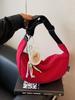 Bolsa de tela informal transfronteriza para dumplings para mujer Verano 2026 Moda coreana Bolso de hombro moderno con sensación de alta gama y diseño simple Bolso cruzado