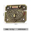 Acessórios de Ferragem para Caixa de Embalagem, Fechos Quadrados, Fechos Vintage para Caixa de Madeira, Fechos Escondidos de Liga de Zinco Antiga, Acessórios para Malas