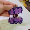 Merchandise de Celebridades Zhang Linghe/Zhao Lusi/Wang Sulong e Outros Chaveiros Acrílicos Deslizantes
