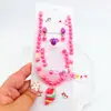 Estilo Océano Collar de Conchas para Niños Caracola Estrella de Mar Elemento Marino Sirena Niña Disfraz Joyería a Juego Princesa
