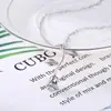 Europeu e Americano Nova Jóias Gotas Criativas Rosa Vermelha Pingente Colar para Namorada Presente do Dia dos Namorados