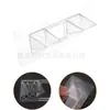 Marco de soporte triangular sin perforaciones Amazon Transfronterizo Estante de partición sin perforaciones Transparente Soporte para gabinete