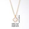 Colgante de trébol de amor MOXI joyería simple espíritu ligero transfronterizo estilo coreano versátil moda diamante incrustado circonita collar para mujer