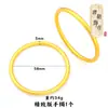 Pulseras Chapadas en Oro Dinastía Tang al por Mayor, Artesanía Tradicional, Color Duradero, Lujo Ligero, Sensación de Alta Gama, Pulseras Sólidas Retro de Banda Lisa para Mujer
