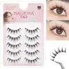 Pestañas Postizas Enteras Naimei de Una Pieza con Tallo Duro Tallo Transparente Estilo Natural COS Maquillaje Tailandés Pequeño Demonio Principiante Diario