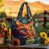 Modelo Nuevo 2026 Bolso de Hombro Acolchado de Algodón con Estampado Digital 3D de Moda para Tiendas Independientes Transfronterizas