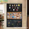 Pizarra Magnética Xiuaidi Tres en Uno de Corcho con Pizarra Negra, Tablero de Exhibición Creativo para Montar en la Pared para Imanes de Refrigerador Transfronterizos de Amazon