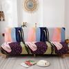 Funda de Sofá Cama Personalizada Transfronteriza Resistente a los Arañazos y al Desgaste Elástica Plegable Sin Brazos Funda de Sofá Cama Todo Incluido Color Sólido Universal
