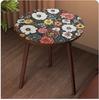 Mesa lateral Mandala Mesa de centro Sofá Armário lateral Padrão nórdico Internet Popular Quarto Mesa pequena Sala de estar Mesa de canto Mesa de cabeceira redonda