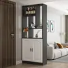 Gabinete de pasillo de madera maciza Gabinete de zapatos Gabinete de sala de estar integrado Gabinete de vino Gabinete divisor Puerta de entrada Gabinete decorativo de madera maciza Gabinete de pasillo Moderno