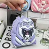 Bolsa de Monedas Inflable de Dibujos Animados Linda Kuromi Cinnamoroll My Melody Bolsa de Almacenamiento de Monedas para Auriculares con Llavero