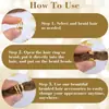90 Piezas de Anillos para Cabello de Rastas Recortados Amazon Xiyin Temu Completamente Gestionado Shein Accesorios para el Cabello de Venta Caliente Transfronterizos Europeos y Americanos