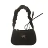Bolsa transfronteiriça com estampa de leopardo para mulheres, grande capacidade, nova e moderna bolsa de ombro/transversal retrô fosca para outono e inverno, bolsa tipo bolinho para o dia a dia