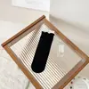 Calcetines de algodón acanalados de color liso con volantes de encaje hasta la mitad de la pantorrilla, estilo coreano para otoño e invierno, adelgazantes, para usar con zapatillas de entrenamiento alemanas
