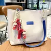 Exame de Vestibular vamos lá chaveiro de texto inspirador Exame de Admissão ao Ensino Médio desenho animado fofo presente para novos alunos formatura mochila pequeno pingente