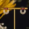Estilo Dulce y Fresco Chica Picante Aretes de Aro Lisos Nicho Gama Alta Minimalista Cara Redonda Puños para Oreja Pendientes Circulares Personalizados de Celebridad de Internet
