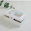 Zt3366 Caja de Almacenamiento de Tarjetas Exhibible Importada, Caja Organizadora Pequeña para Tarjetas, Caja Coleccionadora de Imágenes de Cubierta Reemplazable