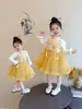 Nuevo Vestido de Estilo Chino para Niña, Moda Primaveral Elegante y con Estilo, Vestido Tradicional de Princesa China para Bebé, Conjunto de Dos Piezas para Primavera y Otoño