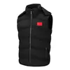 Chaqueta de Algodón sin Mangas Personalizada para Deportes al Aire Libre, Chaleco de Running para Hombres y Mujeres, Chaqueta Gruesa con Capucha para Padres e Hijos, Uniforme del Equipo Chino