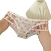 Venda Direta de Fábrica Bestseller Transfronteiriço Argola de Perna com Tiras Renda Calcinha Feminina 2026 Novo Estilo Fino Sexy Tanga para Jovem