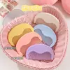 Peine de media luna de alta gama para flequillo color macarrón, lindo y portátil, peine de dientes finos, color sólido, regalo para mejores amigas, peine para peinar el cabello
