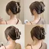 Presilha de Cabelo de Acrílico para Cabelos Grossos, Simples e Estilosa, Adequada para Primavera e Verão, Presilha de Cabelo Quadrada de Alta Qualidade Estilo Coreano para Mulheres