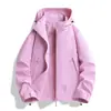 26 Chaqueta de una sola capa para exteriores de otoño, Impermeable transpirable casual de moda, Abrigo con capucha popular de calidad para exteriores