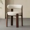 Silla de Comedor de Madera Maciza Silla para Restaurante en Casa Silla Simple Estilo Francés Mediados de Siglo Silla con Respaldo para Barra de Bar Mesa de Comedor de Roca Silla de Comedor