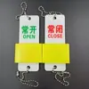 Em Estoque Placa Suporte para Interruptor de Acrílico Sinal de Válvula Placa de Sinalização de Abertura/Fechamento de Tubulação Sinal Normalmente Aberto Normalmente Fechado