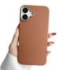 Adecuado para funda de teléfono móvil Iphone16, Nueva textura de cuero retro, 17Promax, Funda protectora Apple 18, 15 Funda simple de silicona