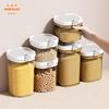 Olla para Leche en Polvo de Grado Alimenticio para el Hogar Portátil Especial a Prueba de Humedad Tanque de Almacenamiento Sellado para Alimentos Suplementarios Fideos de Arroz Gran Capacidad Caja de Embalaje