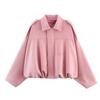 Chaqueta bomber de moda transfronteriza casual de murciélago europea y americana top con cremallera para mujer al por mayor