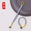 Nuevos Accesorios para Llavero de Nudo de Diamante Semi-Terminados, Cordón Trenzado DIY con Hebilla de Anillo, Venta al por Mayor desde el Fabricante