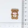 Oso de Dibujos Animados Estilo Mi Ka Accesorios de Resina Pegamento Cremoso Funda para Teléfono Accesorios para el Cabello Uñas Postizas DIY Materiales Hechos a Mano